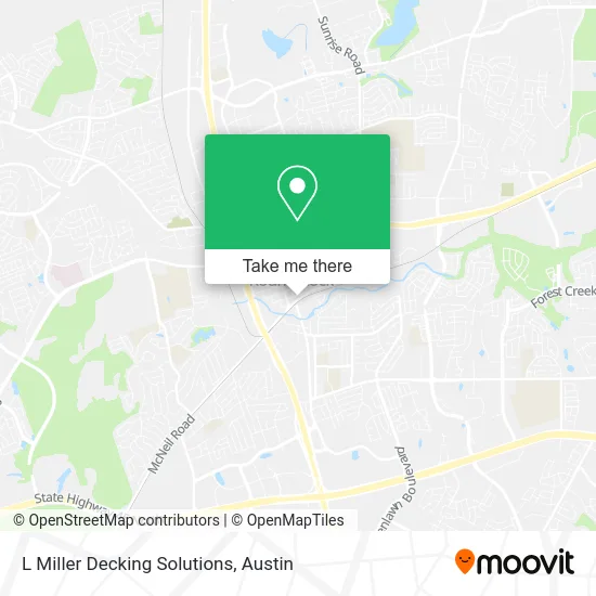L Miller Decking Solutions map