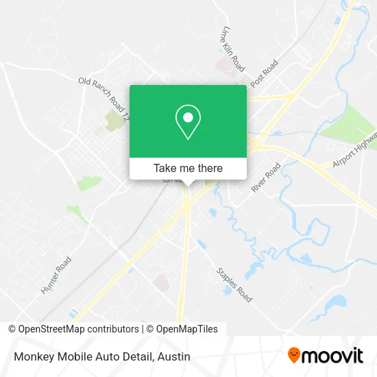 Monkey Mobile Auto Detail map