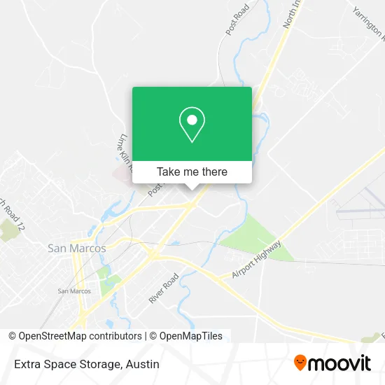 Extra Space Storage map