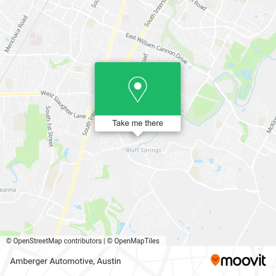 Amberger Automotive map