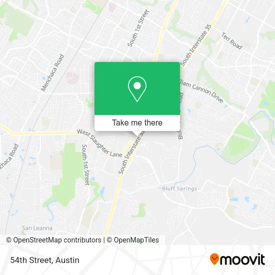 54th Street map