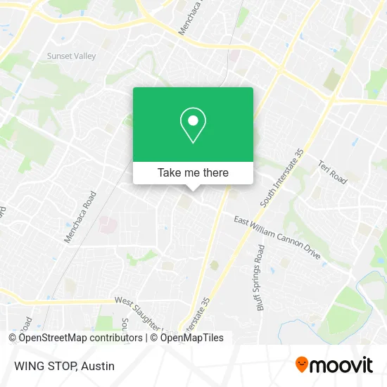 WING STOP map
