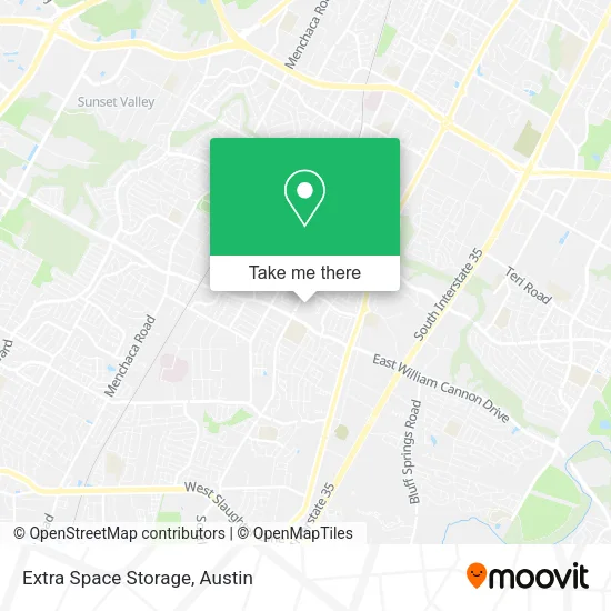 Mapa de Extra Space Storage