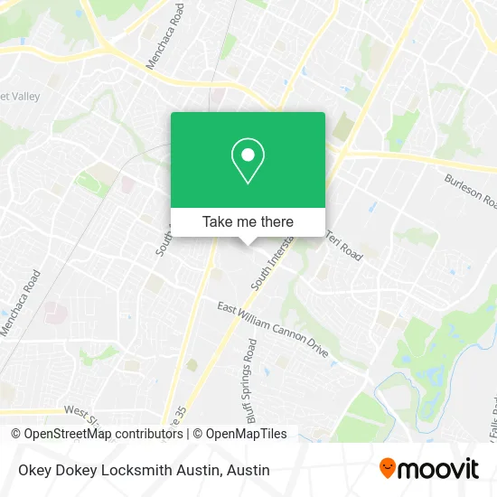 Okey Dokey Locksmith Austin map