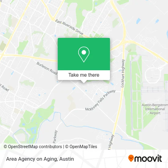 Mapa de Area Agency on Aging