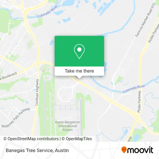 Banegas Tree Service map
