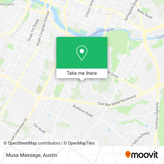 Musa Massage map