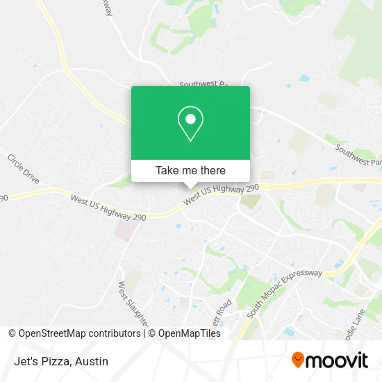 Jet's Pizza map