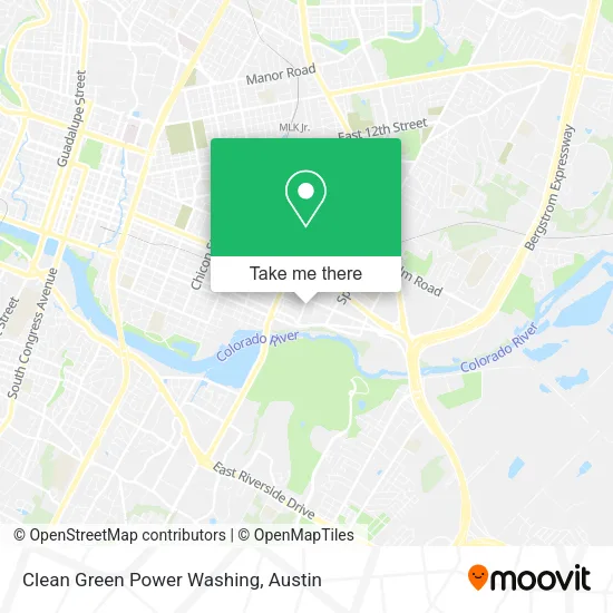 Clean Green Power Washing map