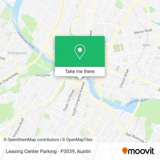 Leasing Center Parking - P3039 map