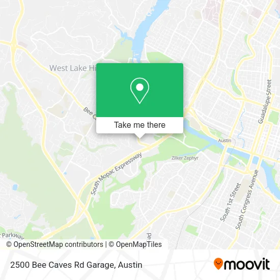Mapa de 2500 Bee Caves Rd Garage