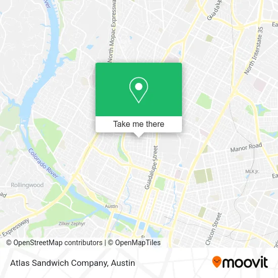 Atlas Sandwich Company map