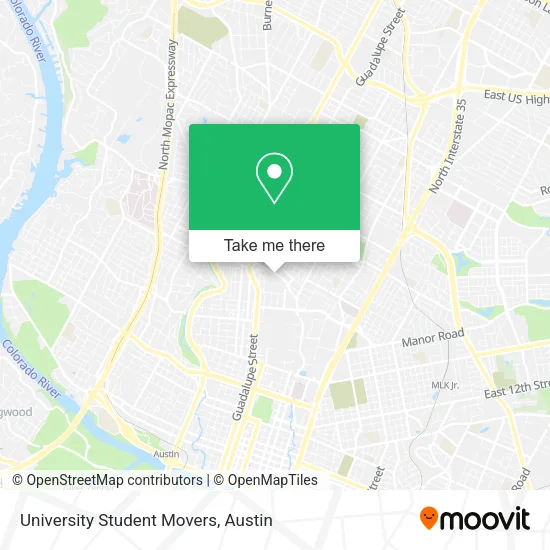 Mapa de University Student Movers