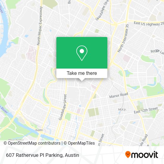 607 Rathervue Pl Parking map