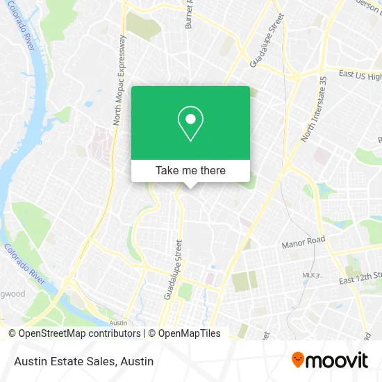 Austin Estate Sales map