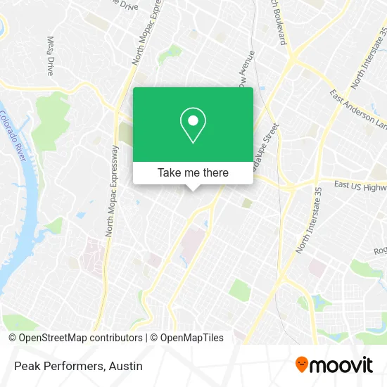 Peak Performers map