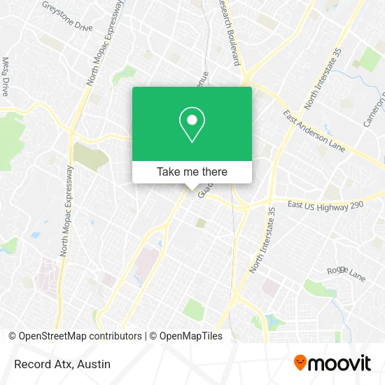 Mapa de Record Atx