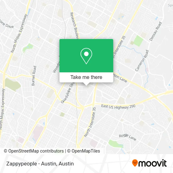 Zappypeople - Austin map