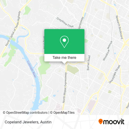 Copeland Jewelers map