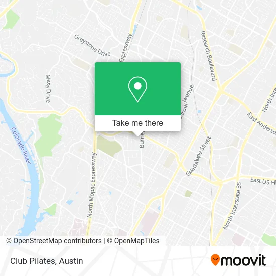 Club Pilates map