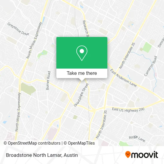 Broadstone North Lamar map