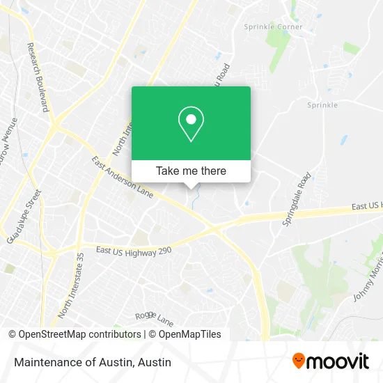 Maintenance of Austin map