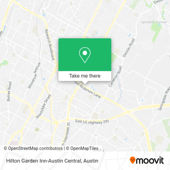 Hilton Garden Inn-Austin Central map