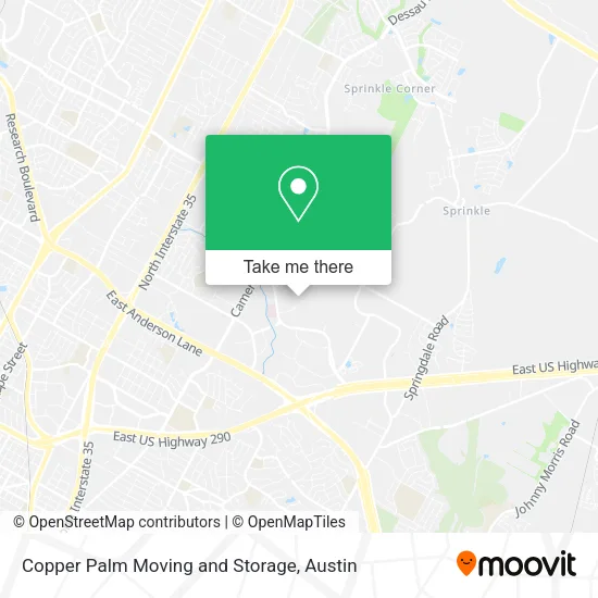 Mapa de Copper Palm Moving and Storage