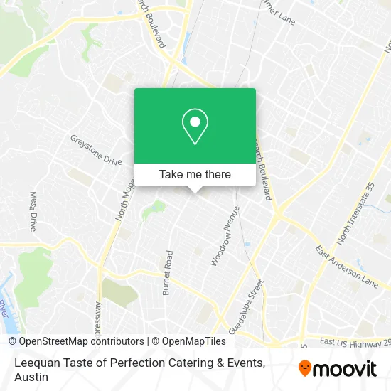 Mapa de Leequan Taste of Perfection Catering & Events