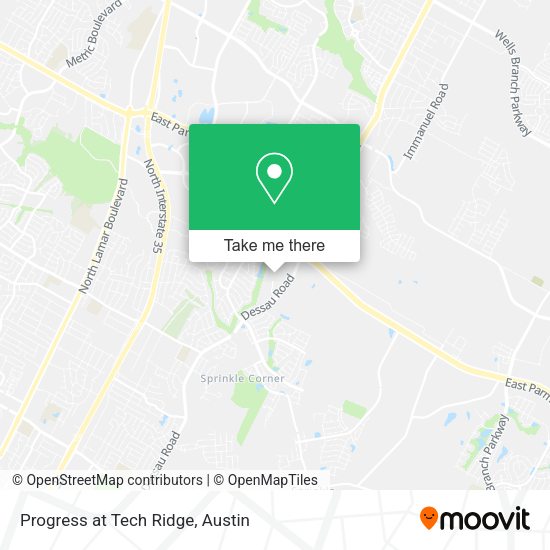 Progress at Tech Ridge map