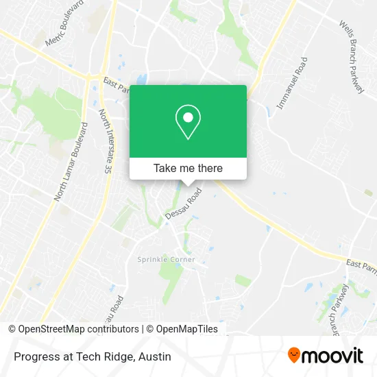 Progress at Tech Ridge map