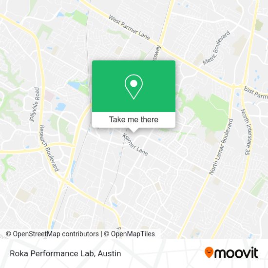 Roka Performance Lab map