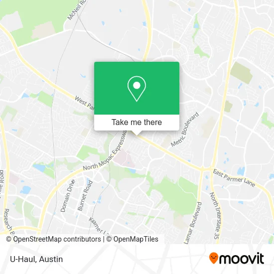 Mapa de U-Haul