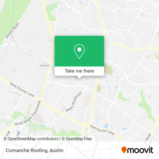 Comanche Roofing map