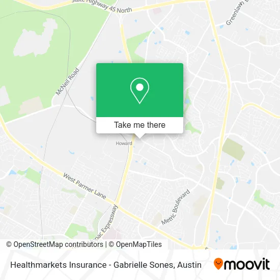 Healthmarkets Insurance - Gabrielle Sones map