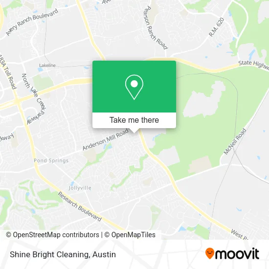 Shine Bright Cleaning map