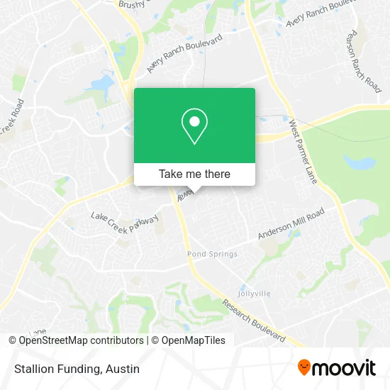 Mapa de Stallion Funding
