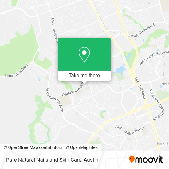 Mapa de Pure Natural Nails and Skin Care