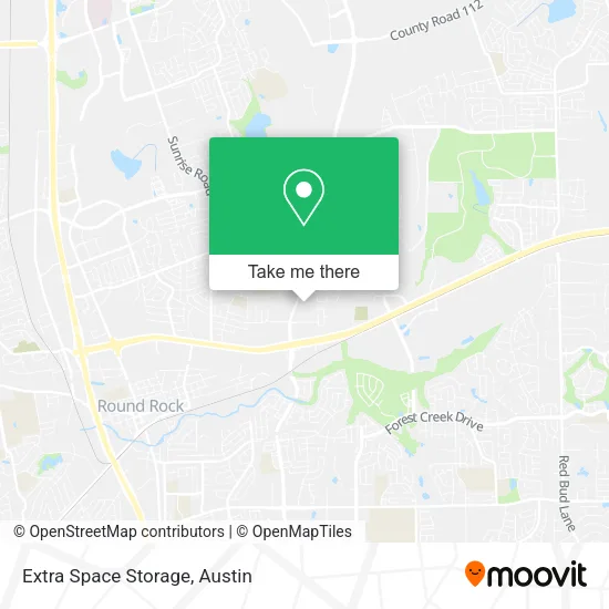 Extra Space Storage map