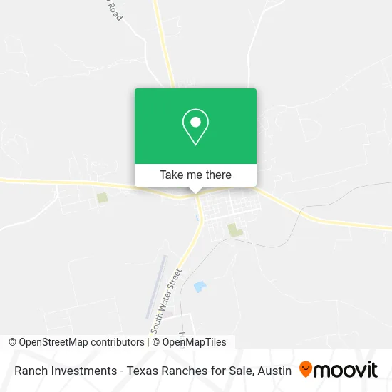 Ranch Investments - Texas Ranches for Sale map