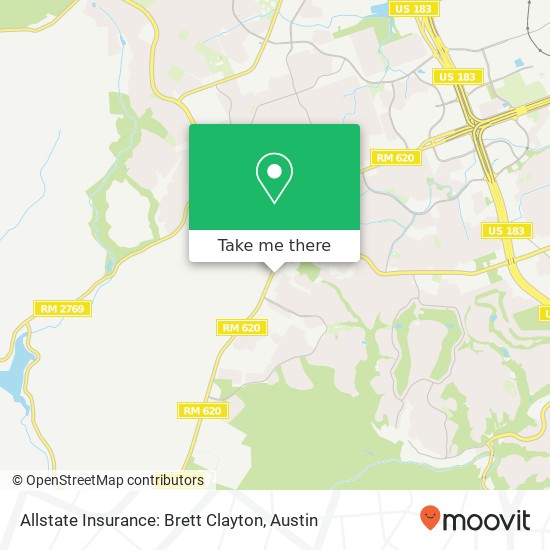 Allstate Insurance: Brett Clayton map
