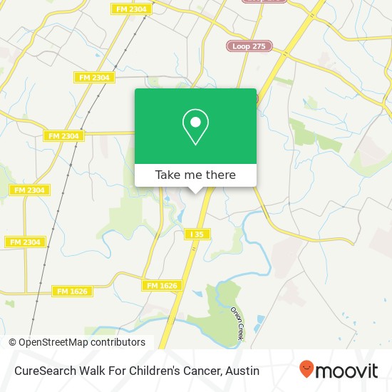 CureSearch Walk For Children's Cancer map