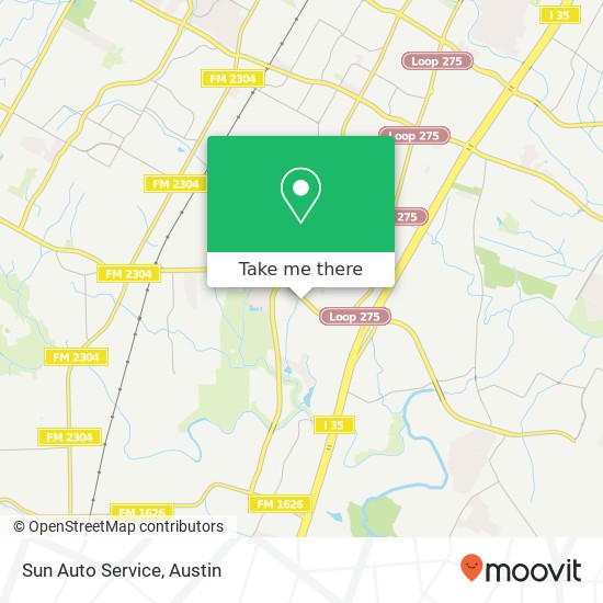 Mapa de Sun Auto Service