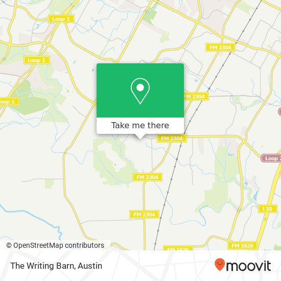 Mapa de The Writing Barn