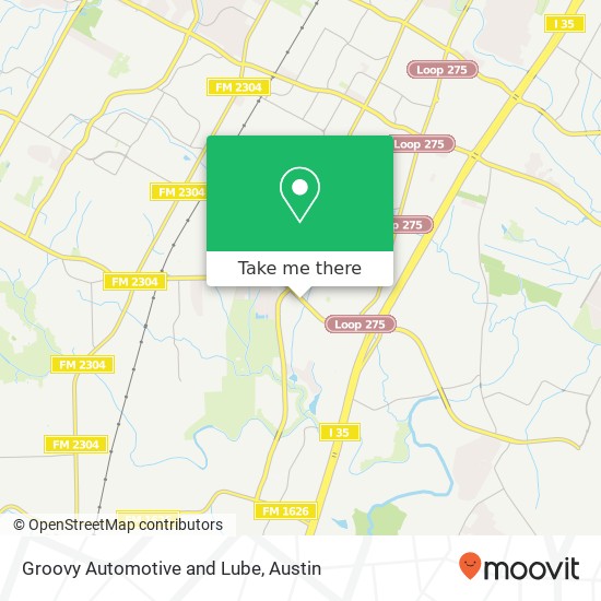 Mapa de Groovy Automotive and Lube