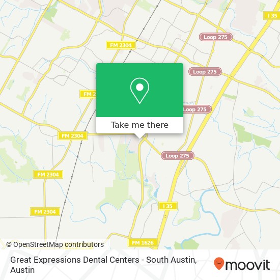 Mapa de Great Expressions Dental Centers - South Austin