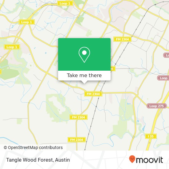 Mapa de Tangle Wood Forest