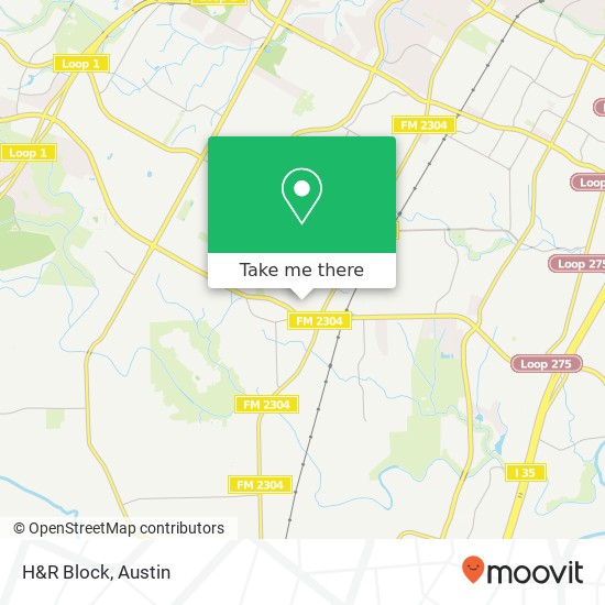 Mapa de H&R Block