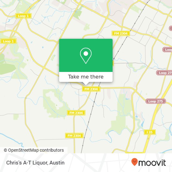 Mapa de Chris's A-T Liquor