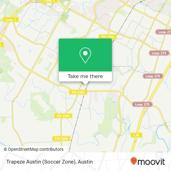 Mapa de Trapeze Austin (Soccer Zone)